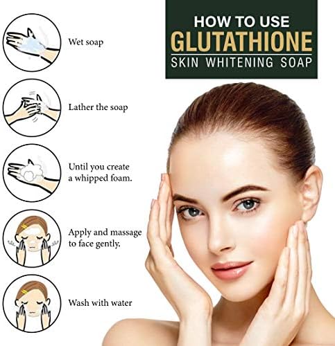 סבון הלבנת עור גלוטתיון בומרס להבהרה והלבנה לכל סוגי העור, 100 גרם