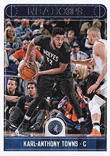 קארל אנתוני טאונס 2017 2018 Panini Hoops 217 Mint Minnesota Timberwolves כרטיס כדורסל במארז תצוגת הברגה