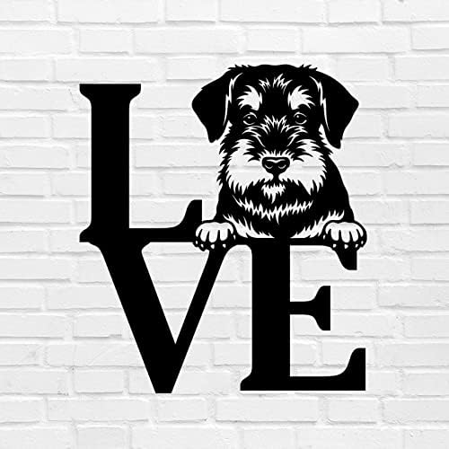 Alioyoit Love My Pet Dog My Word שלט אמנות שלט מתכת לייזר וינטג