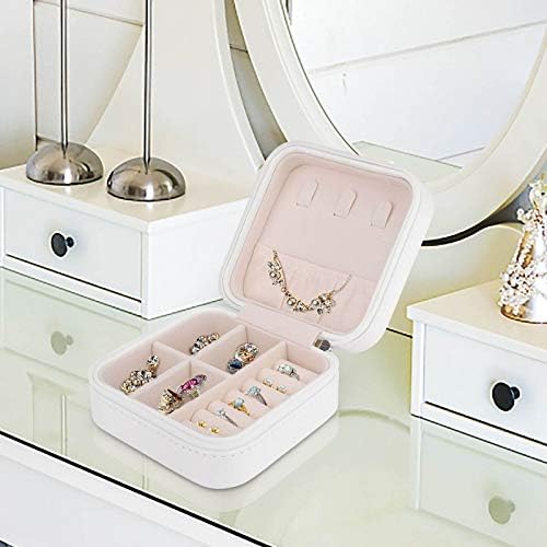 פטריות פטריות חמודות מארגן קופסאות תכשיטים מחזיק מארז אחסון עור PU לתליון עגיל תליון קופסאות צמיד