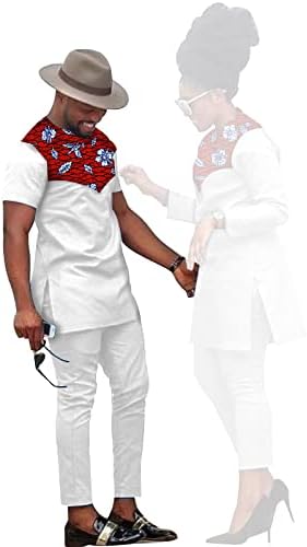 הבגדים של בני הזוג האפריקאים של אנקררה דפיס אנקרה ומכנסיים קבעו את הבגדים של בני הזוג למסיבות המכנסיים