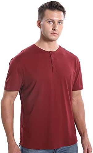 חולצות טריקו של הנלי של NetDraw גברים אולטרה-רך אולטרה-רך