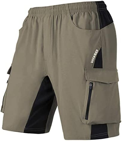 מכנסי מטען לטיולי גברים של Vayager מכנסיים קצרים משקל קל משקל עם מכנסי נסיעות חיצוניים מזדמנים לקמפינג