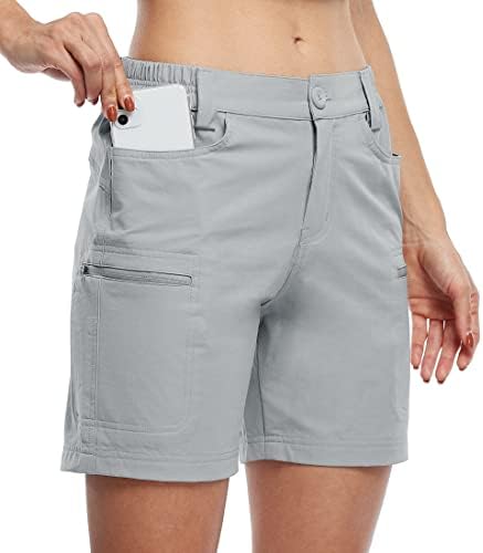 וויליט נשים של טיולים מכנסיים קצרים מטען למתוח גולף פעיל מכנסיים קצרים חיצוני קיץ מכנסיים קצרים עם כיסים
