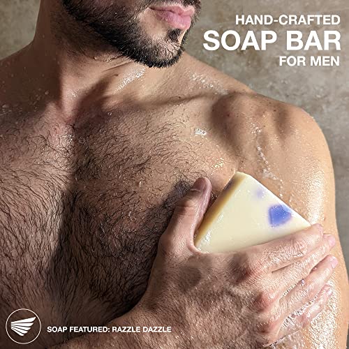 ימין טבע בר סבון מתנת סט לגברים / בעבודת יד בכבישה קרה סבון / בעבודת יד אורגני סבון לגברים / ביותר פופולרי