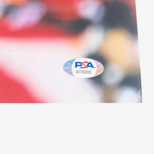 Dontari Poe חתום 11x14 Photo PSA/DNA Kansas City Chiefed חתימה - תמונות NFL עם חתימה