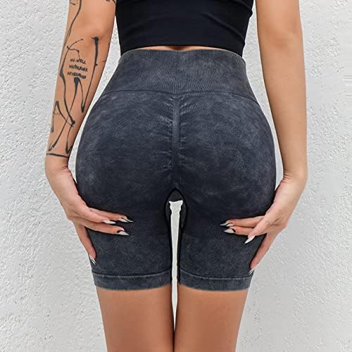 מכנסיים קצרים של אופנוען לנשים בקרת בטן מותניים גבוהה בקיץ מזדמן מכנסי טניס קצרים