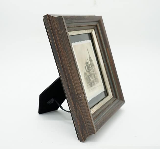 מסגרת צילום עץ גלטן סט מעץ רטרו מסגרת תמונה במצוקה מסגרת תמונה מסגרת קיר מסגרת תמונה