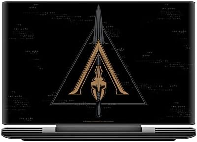 עיצובים של מקרה ראש מעצבים רשמית של Assassin's Creed Crest & Spear Spear Odyssey יצירות אמנות ויניל