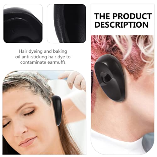 מגן חום אוזניים של קלורי סלון 10 יחידות מקלחת לאוזן שיער שיער צבעי צביעה כיסוי אוזניים מגני סיליקון