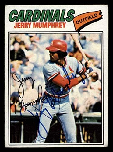 1977 Topps 136 Jerry Mumphrey St. Louis Cardinal