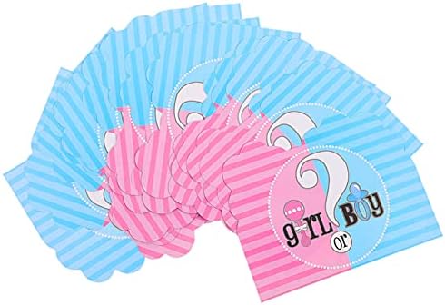 ספרי תינוקות של סוימיס מעטפות כחולות כרטיסים להדפסה 32 יחידות מקלחת לתינוק מגדר מגלה כרטיסי הזמנה להזמנה