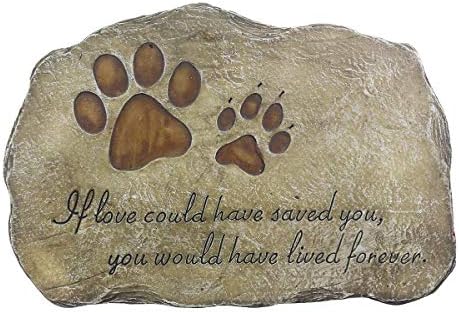 מילדהג ' וי חיות מחמד זיכרון אבן סמן עבור כלב או חתול* גן אבן עבור אהוב לחיות מחמד, חיות מחמד קבר מצבה