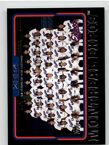 כרטיס בייסבול 2005 Topps 655 Montreal Expos