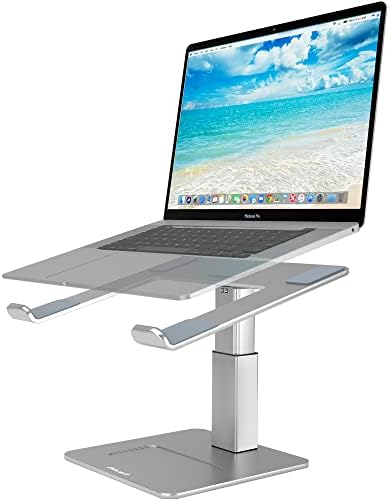 עמדת מחשב נייד מתכווננת לשולחן העבודה - גובה מתכוונן זווית מתכווננת מחשב נייד מחשב מעמד מחשב לשולחן