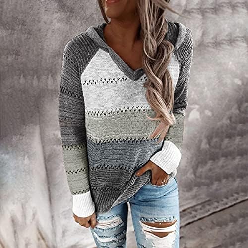 נשים שרוול ארוך מפנק סלעית סוודרים מקרית סוודרים רופף טוניקת חורף חולצה קל משקל מגשרים