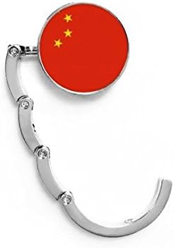 דגל לאומי סין אסיה שולחן כפרי וו שולחן אבזם דקורטיבי הקולב מתקפל