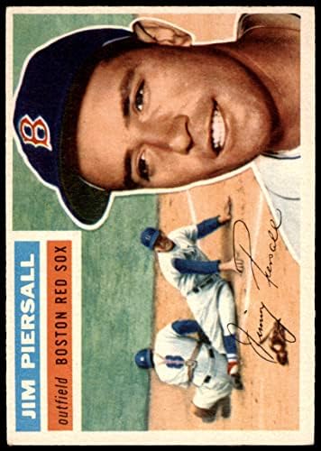 1956 Topps 143 Gry Jimmy Piersall Boston Red Sox Ex Red Sox