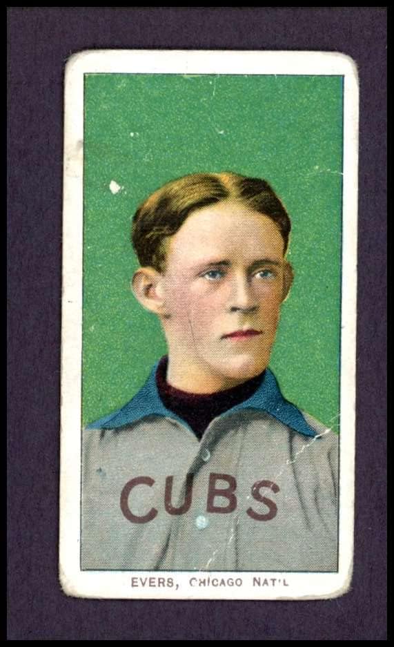 1909 T206 POR JOHNNY EVERS CHICAGO CUBS CUBS CUBS