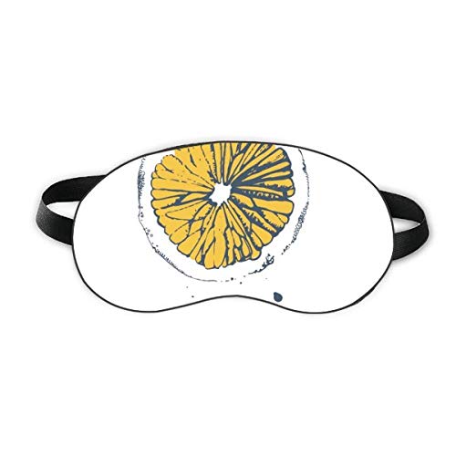 דפוס איור צבעי לימון לימון מגן שינה מגן עיניים