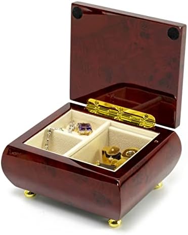 מדהים 23 הערה טון עץ קלאסי קלאסי קופסת תכשיטים מוסיקה עליונה - דברו באהבה רכה
