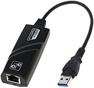 USB 3.0 Gigabit Wired Card Card USB ל- RJ45 Ethernet LAN RJ45 MBPS מתאם רשת שחור