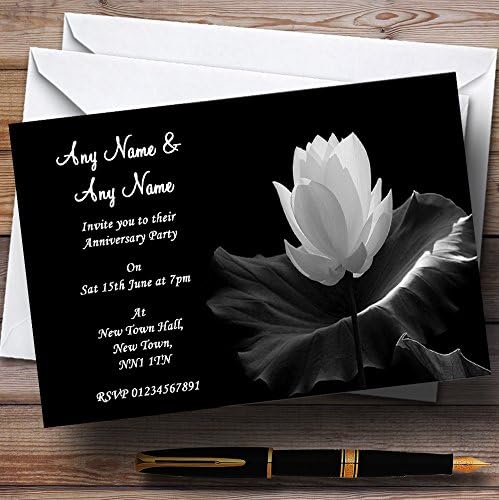 פרח שחור לבן יפהפה לחתונה למסיבת נישואין בהזמנות בהתאמה אישית