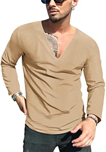 חולצות שרוול ארוך חולצות שרוול ארוך חולצות קיץ חולצה לא חופשת חוף אופנתי מזדמן הנלי היפי