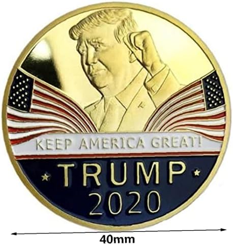 Zonster 2020 מטבעות זהב אספנות נשיא ארהב דונלד טראמפ מתנת מזכרת זיכרון
